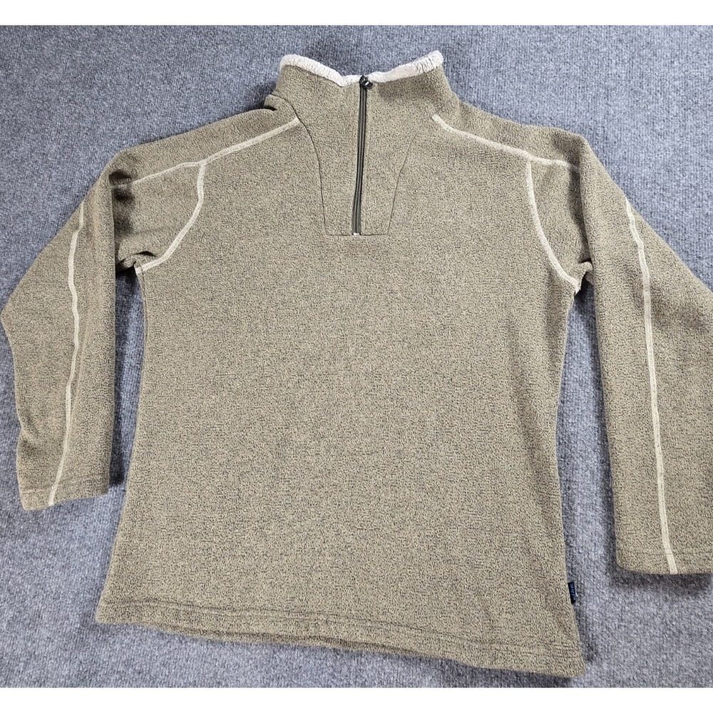 Kuhl Quarter Zip Fleece Mens Large Alfpaca Pullover Sweater Sherpa Collar
